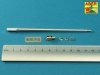Aber 35L-245 7,5 cm barrel with muzzle brake for Panther Ausf.A (1:35)